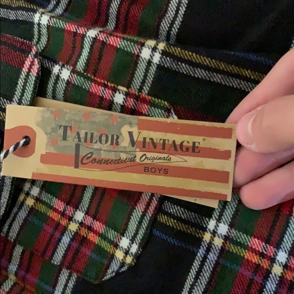 Tailor Vintage Plaid Dress Shirt - Picture 2 of 4